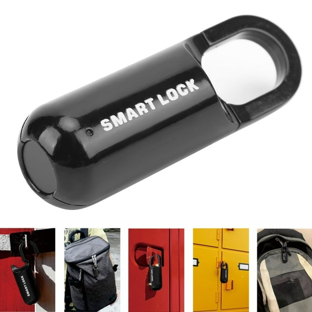 Portable Fingerprint Padlock, Keyless Fingerprint Lock, Security Mini Smart Lock, USB Rechargeable Digital Padlock, Suitable for Gym, Sports, Bike, School, Fence and Storage