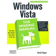 Angle View: Missing Manual: Windows Vista: The Missing Manual (Paperback)