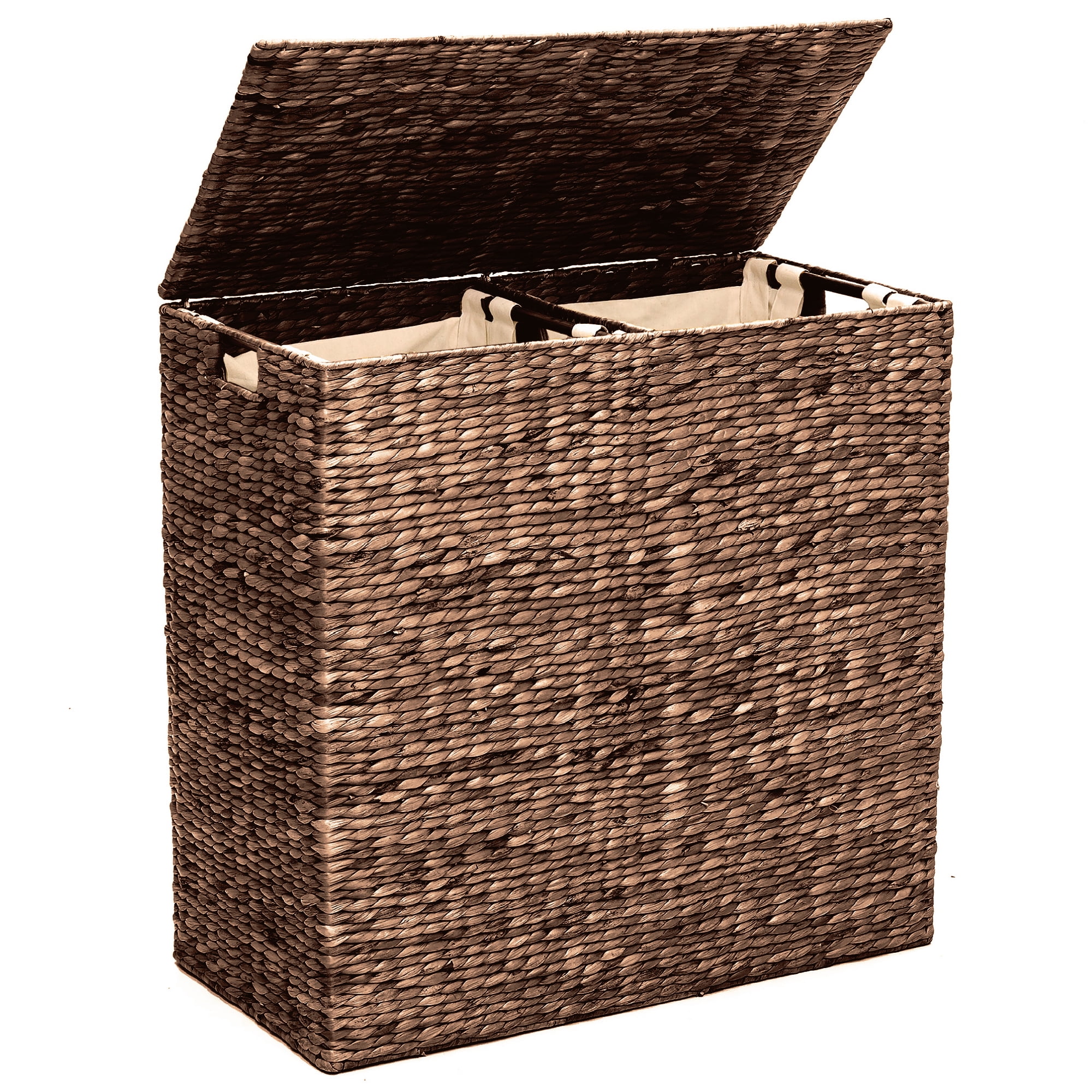 double linen basket