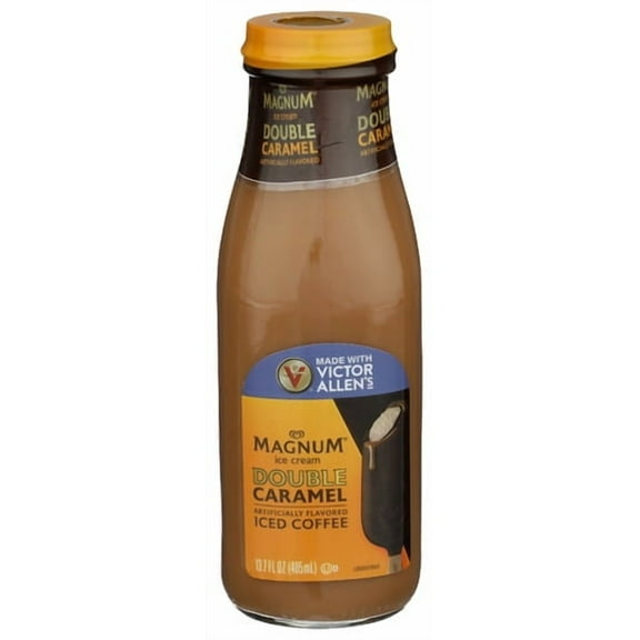 (Pack of 12) Victor Allen's Coffee IC Magnum Dark Roast Caramel 13.7 Fo