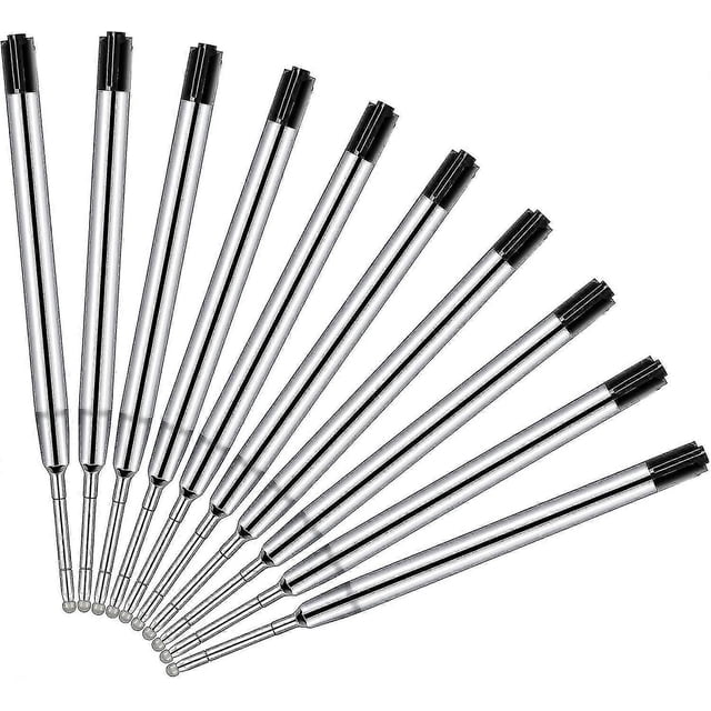 10 Pcs Ballpoint Pen Refill, Medium Line Universal Refills, Pen Refill, Medium Point 1.0mm