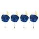 thumbnail image 1 of Uxcell 4 Pcs Boutoneras de Novio Rosa Pines para Hombres Ceremonia de Boda Aniversario Prom Fiesta Formal, Azul Oscuro (4.7"x2"), 1 of 7