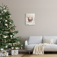 thumbnail image 2 of Stupell Industries Elks Snowy Forest Wildlife Holiday Painting Gallery Wrapped Canvas Print Wall Art, 2 of 5