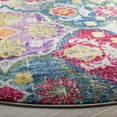 thumbnail image 4 of SAFAVIEH Monaco Ralph Geometric Area Rug, Grey/Fuchsia, 6'7" x 6'7" Round, 4 of 6