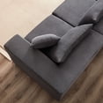 thumbnail image 3 of 4-Piece L-Shaped Corduroy Sofa / Comfortable for Long-Term Use, 3 of 4