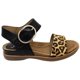 thumbnail image 3 of Sandalia Söfft Bali de Cuero Negro para Mujer Talla 8 M, 3 of 9