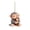 B, variant on 2D Monkey Car Hanging Ornament Acrylic Car Rearview Mirror Accessories Cute Monkey Holding Plush Toy Bag Charm for Backpack