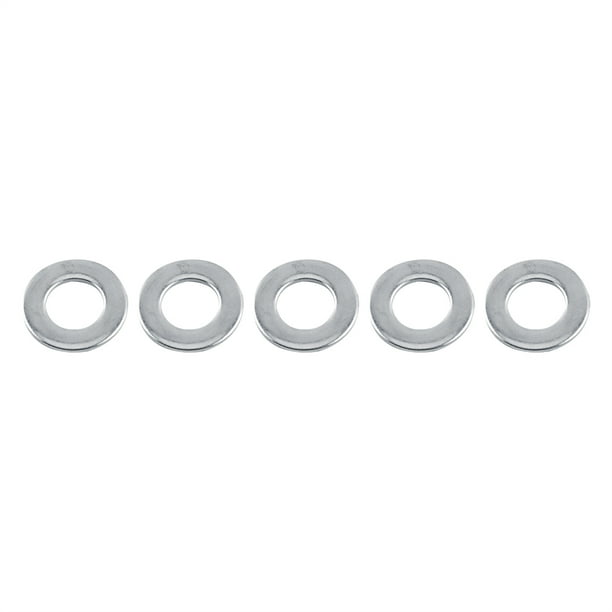 100 piezas de acero inoxidable 304 arandelas planas métricas kit de reparación de tornillos herramienta M3/M4/M5/M6/M8/M10 (M8)