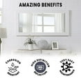 thumbnail image 4 of Home Imports Emporium Mosaic Style Full Length Mirror Standing Hanging/Leaning Against Wall, Large Rectangle Free Standing Full Body Dressing Mirror, 4 of 17