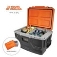 thumbnail image 3 of Chill-Its 150-13171 5171 48 qt. Industrial Hard Sided Cooler - Orange & Grey, 3 of 5