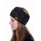 thumbnail image 2 of Banda para el cabello para mujer, banda para el cabello de lana tejida gruesa con forro polar, banda para el cabello cálida con protección para las orejas, 2 of 6