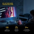 thumbnail image 3 of Kodak Flik X4 1080p Home Projector, Portable LED Projector & Home Theater up to 150”, 3 of 7