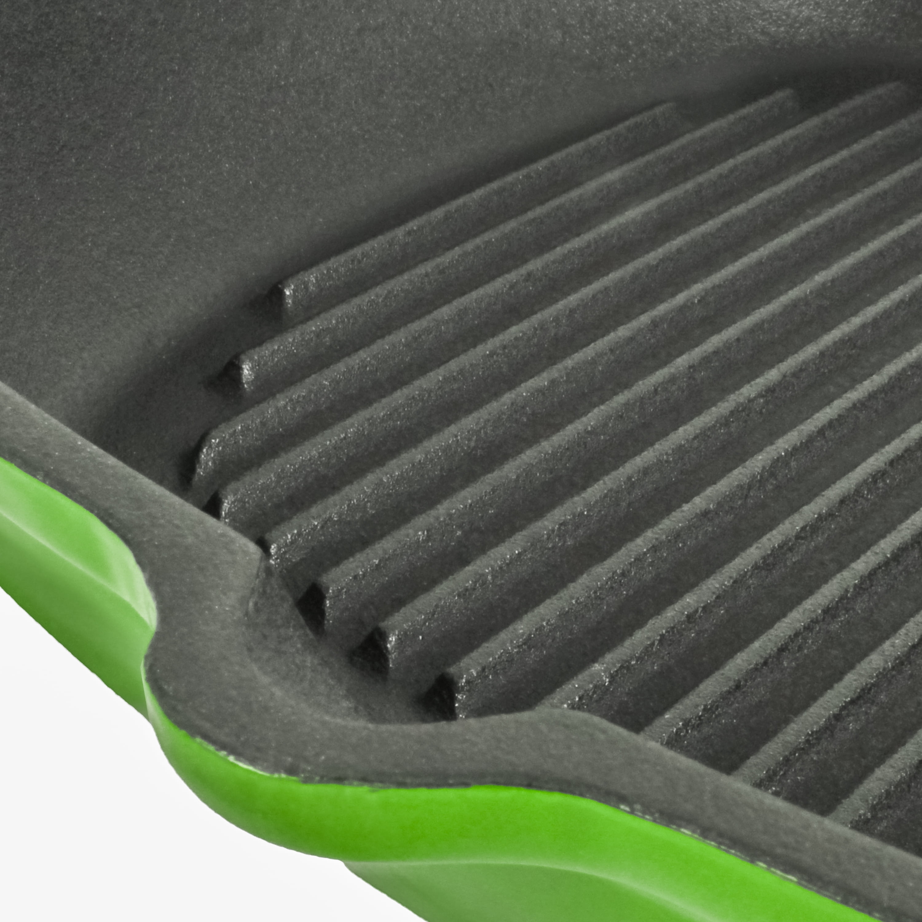 BergHOFF Neo 2pc Cast Iron 10" Fry Pan & 11" Grill Pan Cookware Set, Green