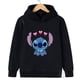 thumbnail image 4 of Ropa infantil con estampado creativo de Disney Stitch, sudaderas casuales de calle para niños y niñas, sudaderas deportivas al aire libre para niños de 3 a 14 años, 4 of 4