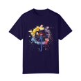 thumbnail image 2 of NAMTYQX Graphic Tees Patterned Hawaii Light Short Sleeve Plus Size Loose Crewneck mit Print Breathable Womens Tshirts Cotton Loose Fit Navy Size XL, 2 of 4