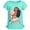 Moana turquoise, variant on Disney Minnie Mouse Toddler Girls T-Shirt Toddler to Big Kid