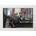 thumbnail image 1 of Braithwaite, Bruce 24x17 White Modern Wood Framed Museum Art Print Titled - Wall Street station, 1 of 4
