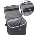thumbnail image 5 of 15L Large Capacity Insulated Food Delivery Bag – Waterproof Portable Cooler for Outdoor Picnics, Camping, and Food Preservation - Adjustable Straps for Comfort and Easy Cleaning Black, 5 of 8