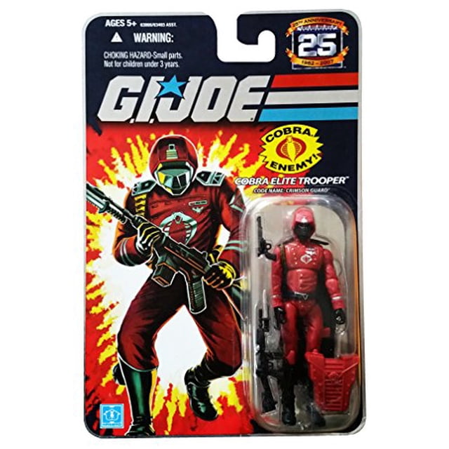 G.I. Joe 25th Anniversary: Crimson Guard (Cobra Elite Trooper) 3.75 Inch Action Figure