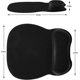 thumbnail image 5 of Mouse pad with wrist rest, ergonomic mouse pad, non-slip rubber base, ultra-thin wear-resistant matte mouse pad desktop accessories, 5 of 5