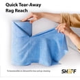 thumbnail image 4 of Rouleau de Serviettes en Microfibre Sheff - 30 Pcs (12x12 Pouces), Chiffon de Nettoyage Déchirable et Réutilisable pour Voiture, Maison, Cuisine (Bleu) (30, Bleu), 4 of 6