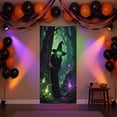 thumbnail image 6 of JHyouerji Halloween Door Cover 35x71 Inch Polyester Front Door Banner Easy Hang Door Curtain Wall Backdrop Porch Party Decor Reusable Holiday Home Decoration, 6 of 6