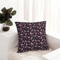 thumbnail image 6 of Pofeuu Breast Cancer Awareness (2) Print Double-sided plush pillowcase Square Throw Pillow Covers Pillows Cover for Living Room Bedroom Sofa Couch Cushion Cover（No pillow core）-22"x22", 6 of 7