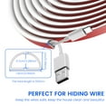 thumbnail image 3 of Wall Cord Hider Self Adhesive Wall Cable Concealer Flexible Cable Hider Cover White Wire Cover Raceway Wall Cord Cover Hider 4/6/8 Meter for Hiding Cable, 3 of 11