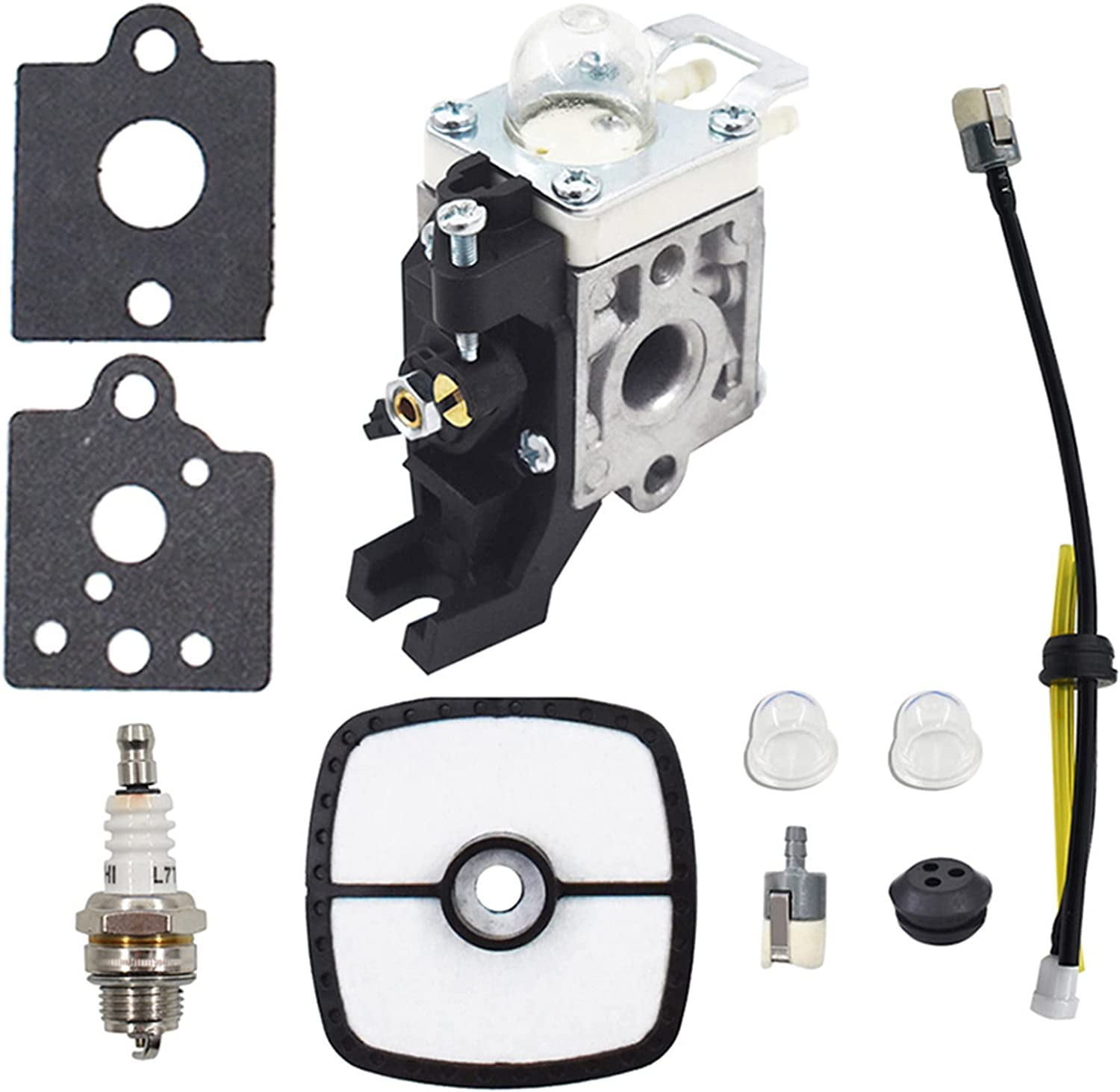Carburatore Per Decespugliatore Echo SRM-225, GT-225, PAS-225 - Kit Completo Con Filtri E Tubi Carburatore Echo - Foto 9