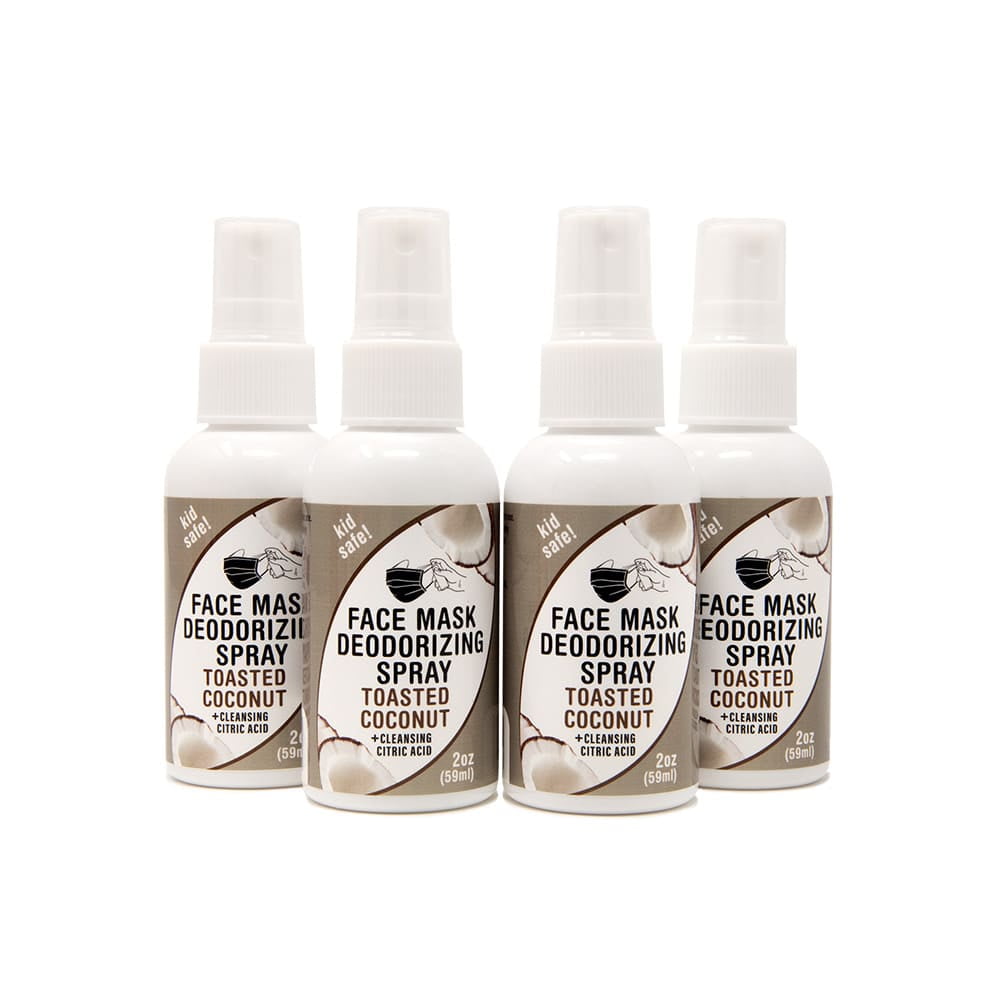 Face Mask Refresher Cleansing Spray Toasted Coconut (4 Pack) 60ml