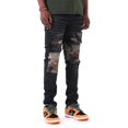 thumbnail image 2 of KDNK Men Camo Patched Jeans (Black), 2 of 4