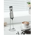 thumbnail image 5 of PwZzk Electric Milk Frother Handheld USB Type-C Rechargeable Mini Drink Mixer Frother For Coffee With Stainless Steel Stand Electric Tiny Whisk Blender Foam Machine For Lattes,Cappuccino,Matcha,Frappe, 5 of 6