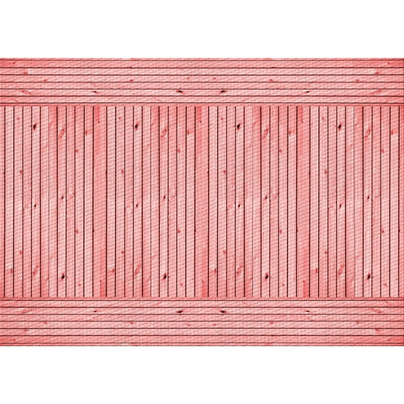 Ahgly Company Indoor Rectangle Patterned Valentine Red Area Rugs, 3' x 5'