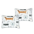 thumbnail image 2 of ESCA Woof Friends Kids Comforter Set - Twin Size, Kids White Comforter Set with Dog Toy Throw Pillow - for Boys and Girls, 2 of 5