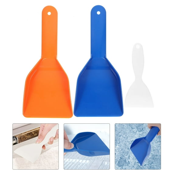 Masteelf  3 Pcs Snow Removal Ice Remover Scoop Shovel Refrigerator