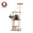 thumbnail image 2 of Armarkat real wood Classic Cat Tree Model A6403, 64 inch Chocolate Brown, 2 of 6
