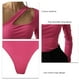 thumbnail image 2 of Women Bodysuit, Women One Piece Suit Cutout One Shoulder For Lady For Party, 2 of 5