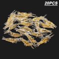 thumbnail image 5 of Shrimp Fishing Lures,20pcs Soft Shrimp Lure Baits Soft Lure Worms Glow Simulation Prawn Shrimps Fishing Tackle Lures baits for Bass Walleye Trout, 5 of 6