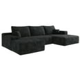 thumbnail image 2 of MAYEERTY 107" Cloud Sectional Couch Modern Modular Sofa for Living Room No Assembly Required, BLACK, 2 of 5
