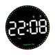 thumbnail image 3 of Reloj de pared digital LED Reloj electrónico con control remoto Pantalla de retroiluminación automática Reloj despertador colgante Reloj de pared, 3 of 8
