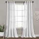 thumbnail image 1 of Juego de paneles de cortina de ventana Hygge Stripe negro / blanco 52x95 Lush Decor 16T007536, 1 of 2