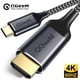 thumbnail image 2 of QGeeM USB C a HDMI Cable 4K tipo C HDMI Thunderbolt3 convertidor para MacBook Huawei Mate 30 USB-C HDMI adaptador USB tipo C a HDMI Tan Jianjun unisex, 2 of 2
