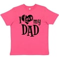 thumbnail image 3 of Inktastic I Love My Dad Youth T-Shirt, 3 of 5