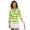 Golf Ball Stripe Print, variant on HUIACONG Tropical Leaf Print Womens 3/4 Sleeve Golf Shirts Quarter Zip with Soft with Zipper Women's Golf Polo Shirts for Sports Tennis Matches Outdoor Activities