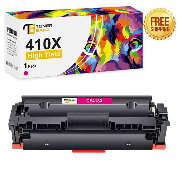 410A Toner Cartridges Compatible for HP 410A 410X CF410A CF410X M477fnw Color Laserjet Pro MFP M477fdn M452dn M477fdw M452nw M452dw M377dw M477 M452 Printer Ink (1 Pack)