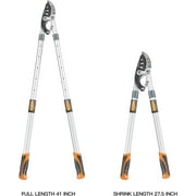 AIRAJ Heavy Duty 27-41 Extendable Anvil Loppers, Telescoping Tree Trimmer with 2 Cutting Capacity, Compound Action Branch Cutter, Includes Spare SK5 Blade for Thick Branches & Dead Wood