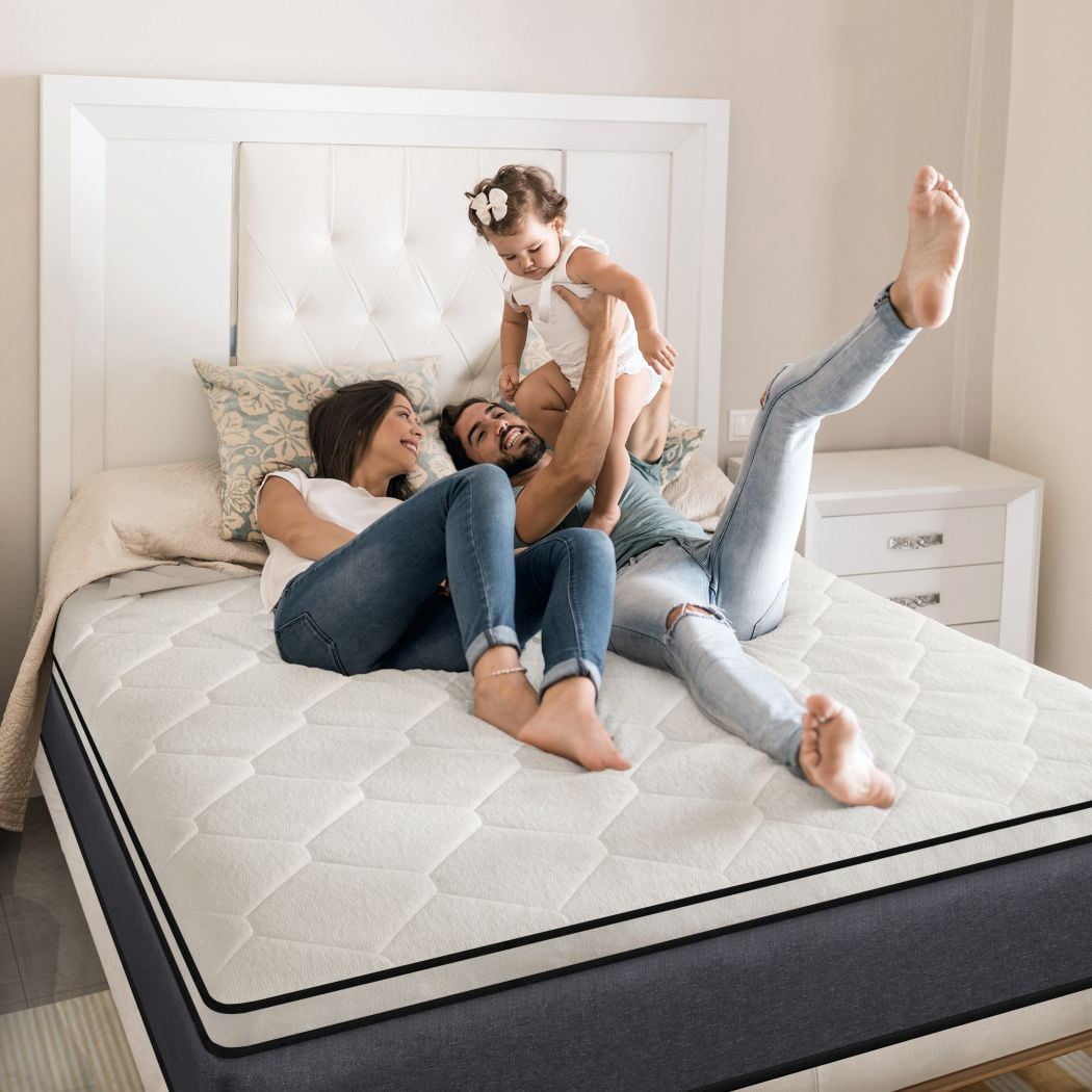 lemontalking 12" King Mattress Gel Memory Foam Spring Hybrid Mattress in a Box