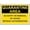Warning Sign 2, variant on Radiation Area Authorized Personnel Only - 8"x12" Personalized Security Metal Sign, Safety Decor for Business, Office, Home, Yard