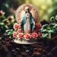 thumbnail image 5 of JilgTeok 1 Packs Acrylic Garden Stake Decoration of Madonnas Statue Blessed Outdoor Statue for Garden Patio Lawn, 5 of 7