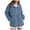 Blue#003, variant on Xyxonk Womens Fuzzy Fleece Jackets Winter Long Sleeves Zipper Thickened Coats 2025 Fashion Jackets with Pocket Stand Collar Outwear,Army Green L
